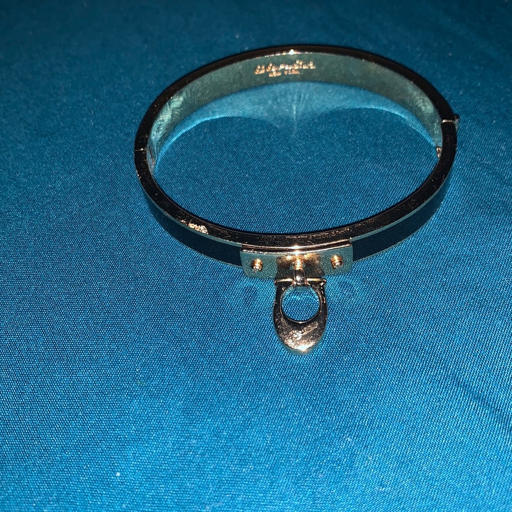 Coach black enamel bracelet nwot